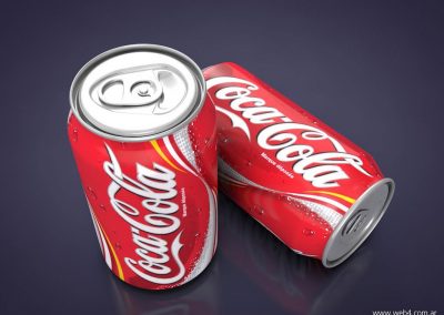 3d render c4d lata coke coca cola superior