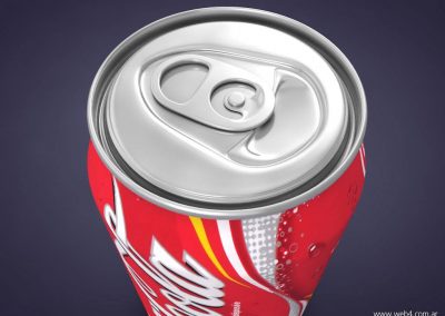 3d render c4d lata coke coca cola superior