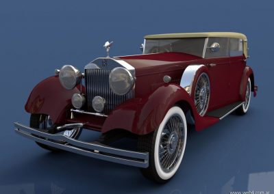 3d render c4d rolls royce