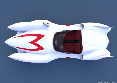 3d render c4d mach 5 speed racer superior