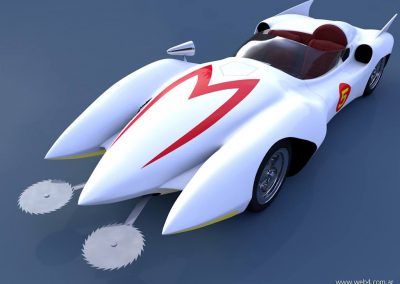 3d render c4d mach 5 con sierras