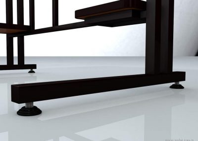 3d render c4d mesa para pc detalle patas