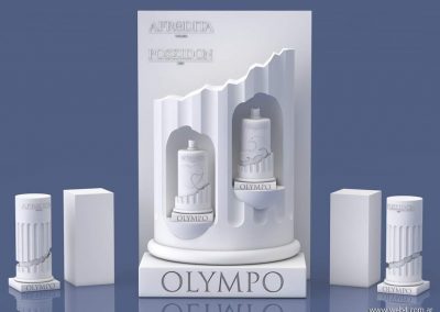 3d render c4d packaging para perfumes sin materiales ni texturas