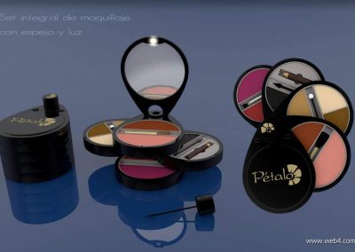 diseño packaging kit de maquillaje