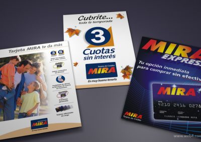 tarjeta mira afiches