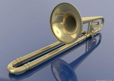 3d render c4d trombon