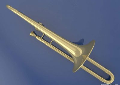 3d render c4d trombon superior