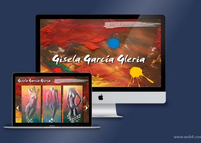 diseño pagina web gisela garcia gleria