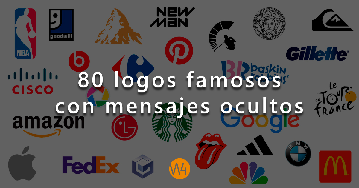 80 logos famosos con mensajes ocultos - Web4 Estudio Creativo de Diseñ