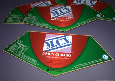 etiqueta jamon mcv