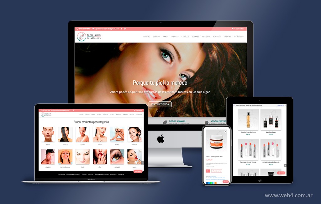 diseño pagina web tienda virtual gisela garcia gleria artista wordpress woocommerce