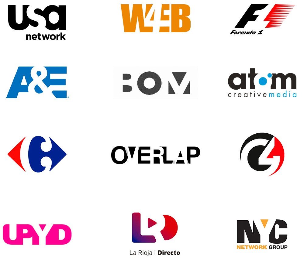 Logos con contraformas Logos con contraformas