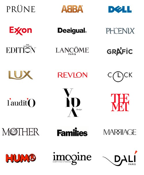 Logotipos con signos Logotipos con signos