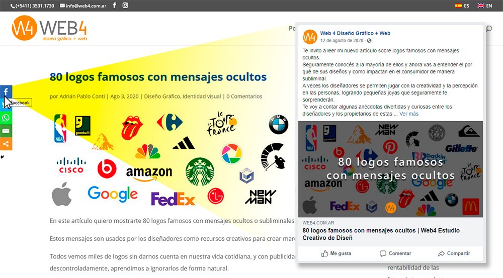 sahre en redes sociales