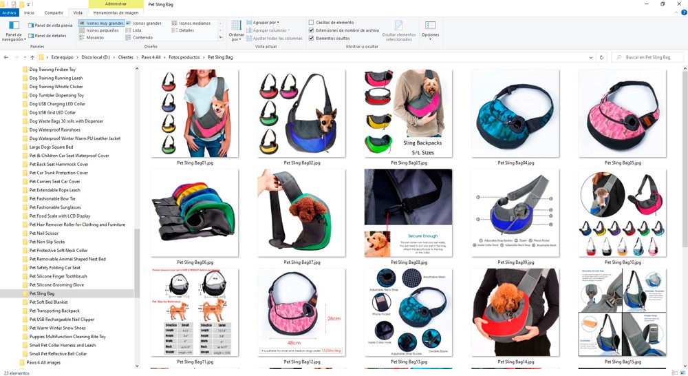 carpeta de fotos en pc
