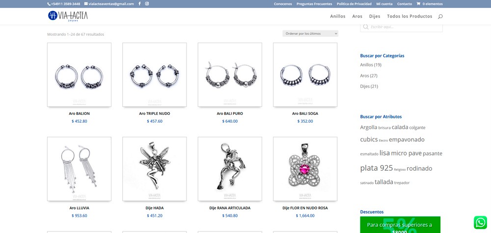 catalogo woocommerce