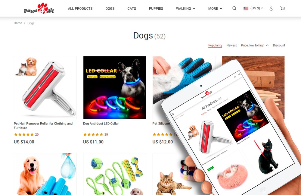 tienda online diseño