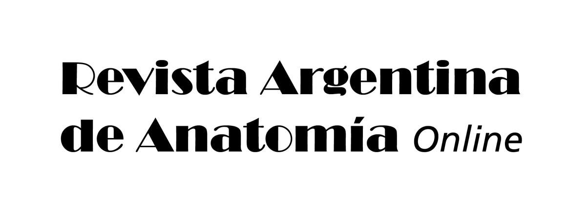 Revista Argentina de Anatomia Online old logo Revista Argentina de Anatomia Online old logo