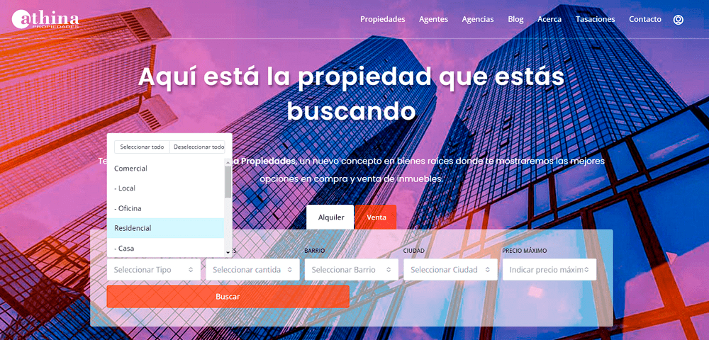 buscador tipo propiedad