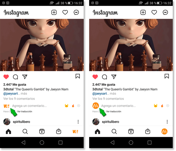 comentario IG comentario IG