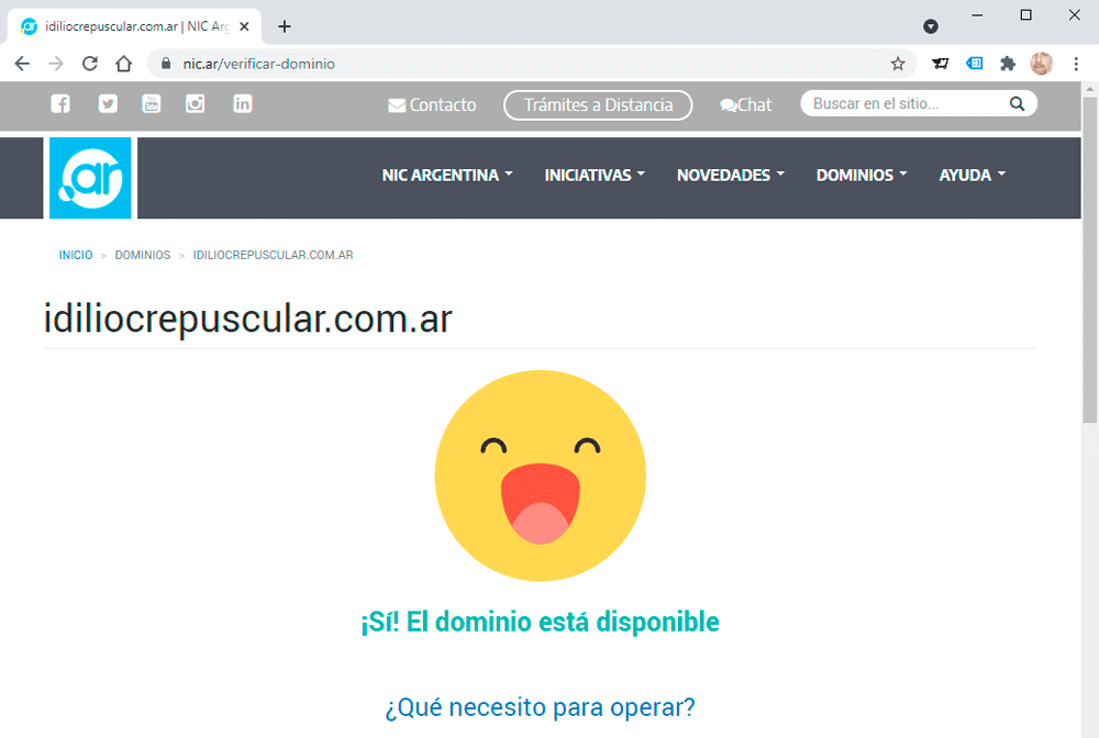 dominio disponible dominio disponible