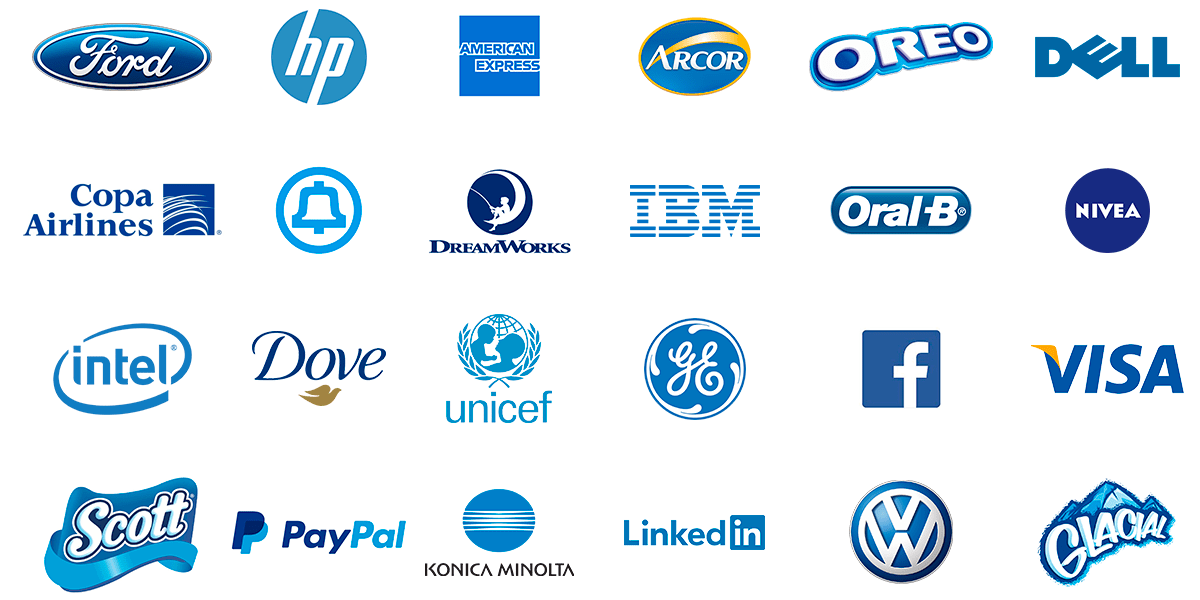 logos azul